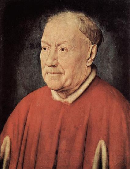 Jan Van Eyck Portrat des Kardinal Nicholaes Albergati Spain oil painting art